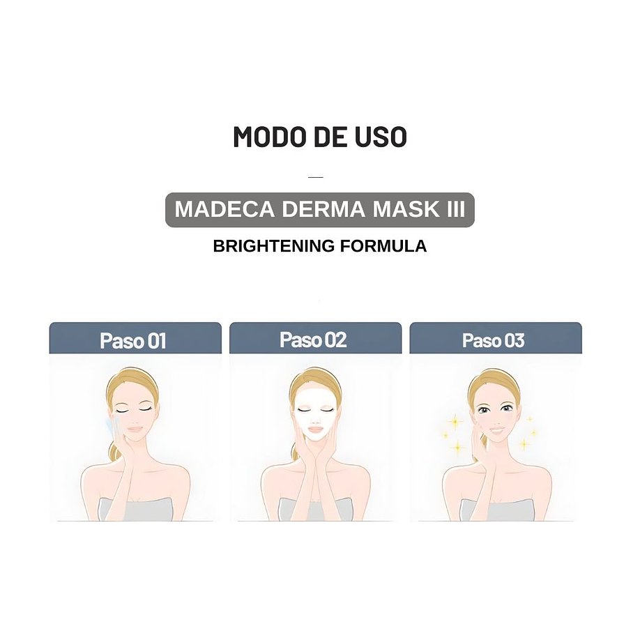 Madeca Derma Mask III Brightening Formula (Centellian24) - Mascarilla hidratante 4
