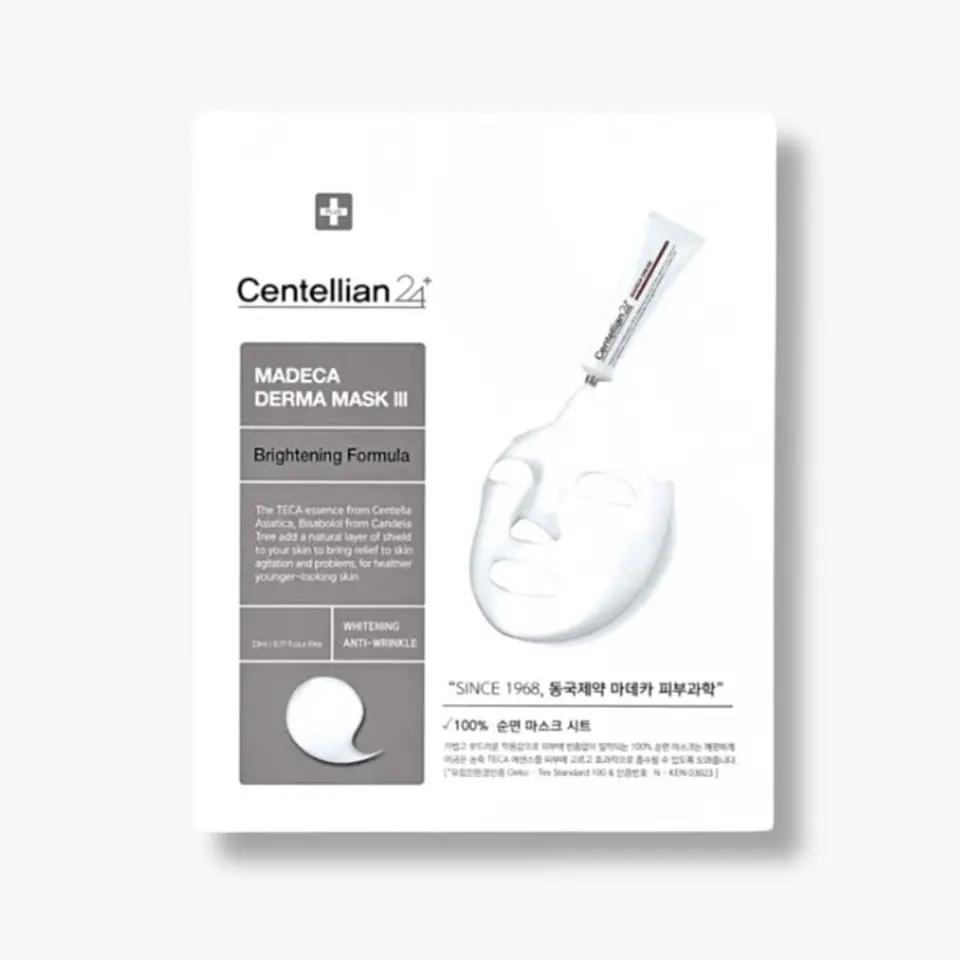 Madeca Derma Mask III Brightening Formula (Centellian24) - Mascarilla hidratante 1