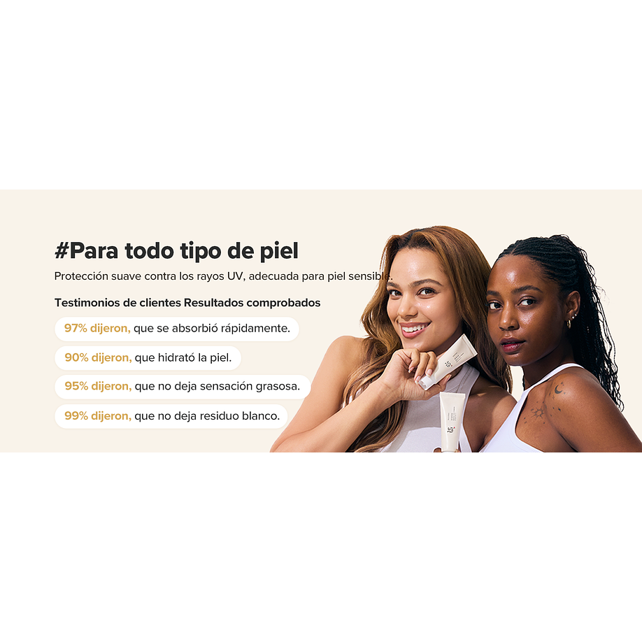 Relief Sun Rice + Probiotics SPF50+ PA++++ (Beauty of Joseon) -50ml Protector solar aclarante con arroz y probióticos 13