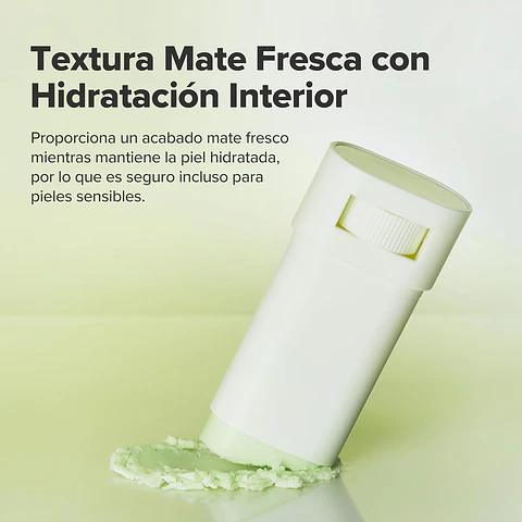 Matte Sun Stick : Mugwort + Camelia SPF 50+ PA++++ (Beauty of Joseon) 18gr Protector solar en barra matificador