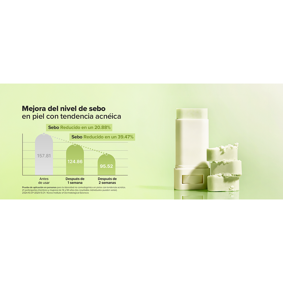 Matte Sun Stick : Mugwort + Camelia SPF 50+ PA++++ (Beauty of Joseon) 18gr Protector solar en barra matificador 13