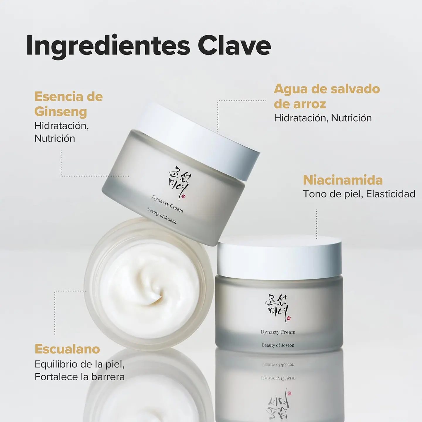 Dynasty Cream (Beauty of Joseon) - 50ml Crema aclarante hidratante anti edad 7