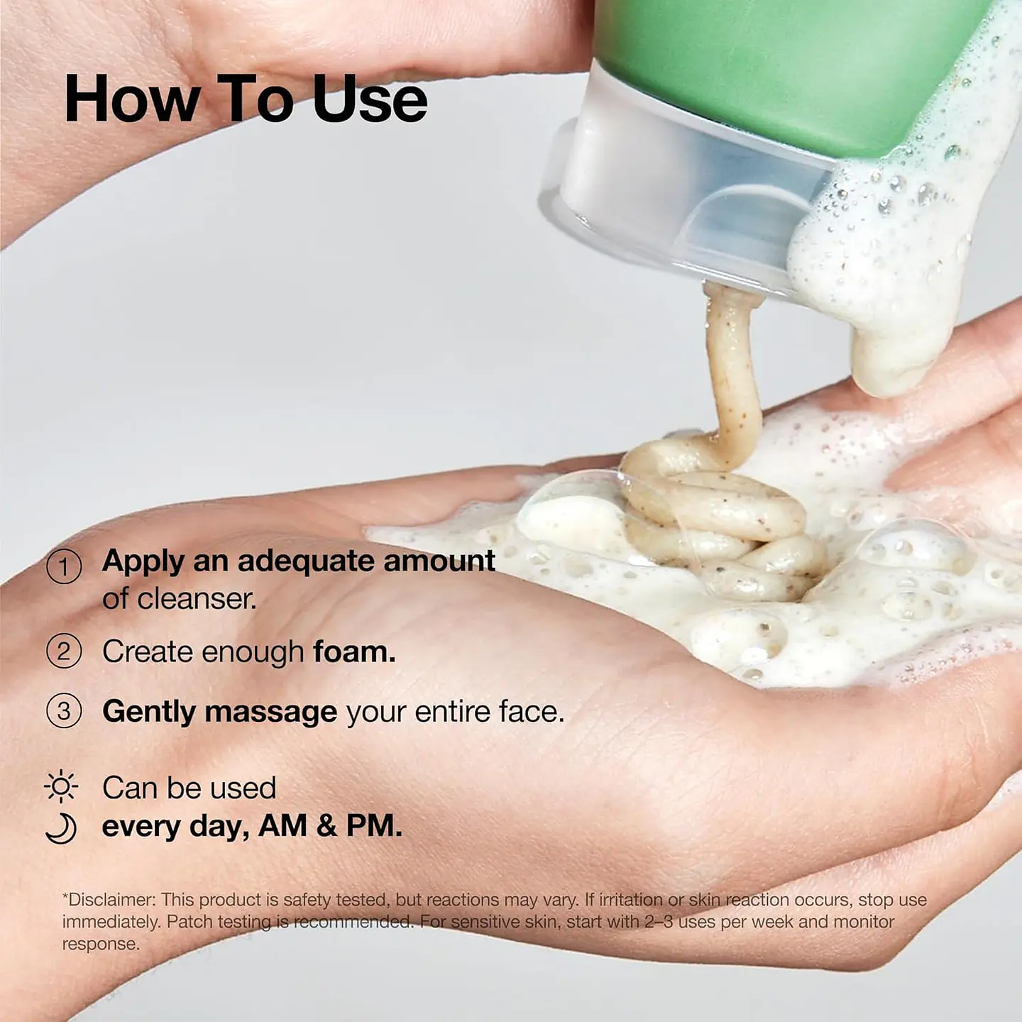 Heartleaf Quercetinol Cleansing Foam (Anua) - 150ml - Limpiador en espuma calmante  4