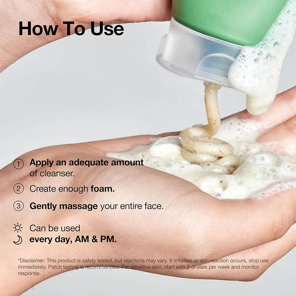 Heartleaf Quercetinol Cleansing Foam (Anua) - 150ml - Limpiador en espuma calmante  4