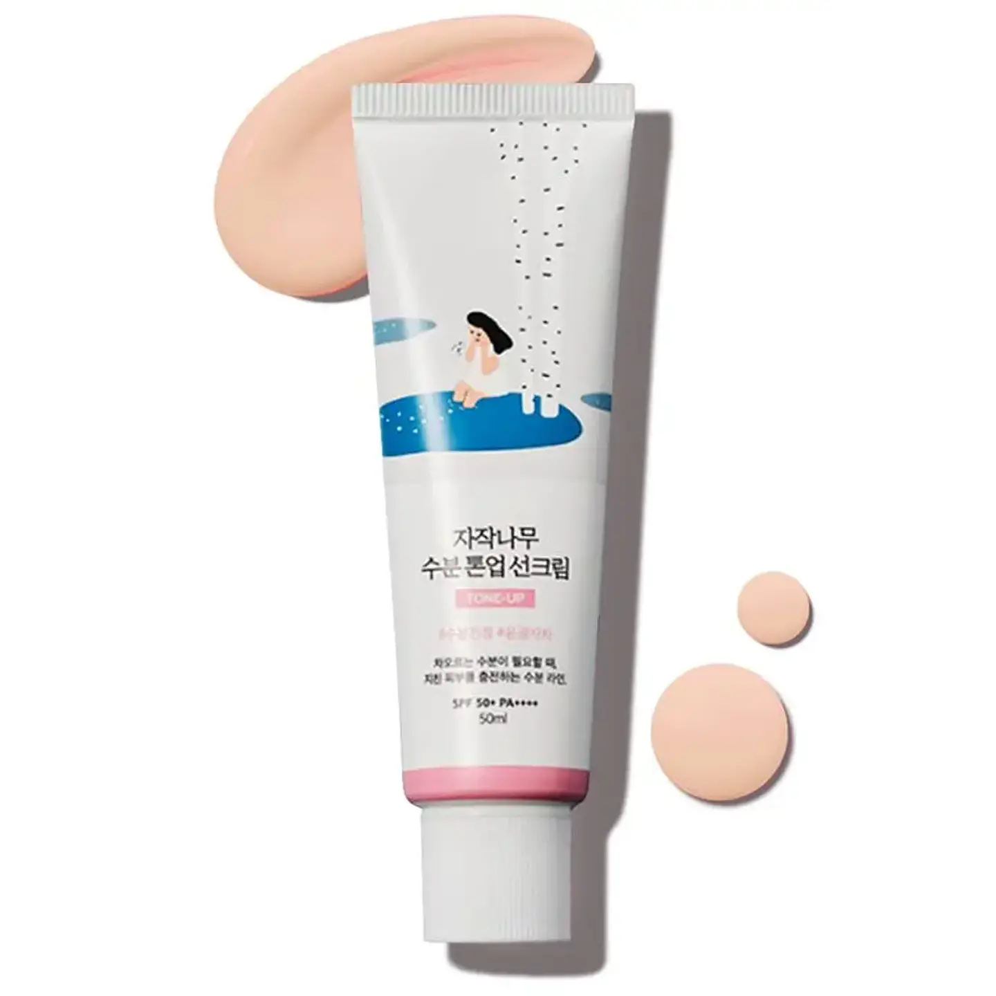 Birch Juice Moisturizing Tone-Up Sun Screen SPF 50+,PA++++ (Round Lab) - Protector solar aclarante 1