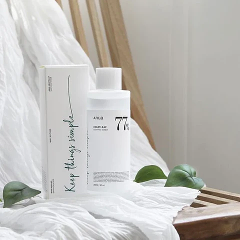 Heartleaf 77% soothing toner (Anua) -250ml Tónico 77% Houttuynia Cordada