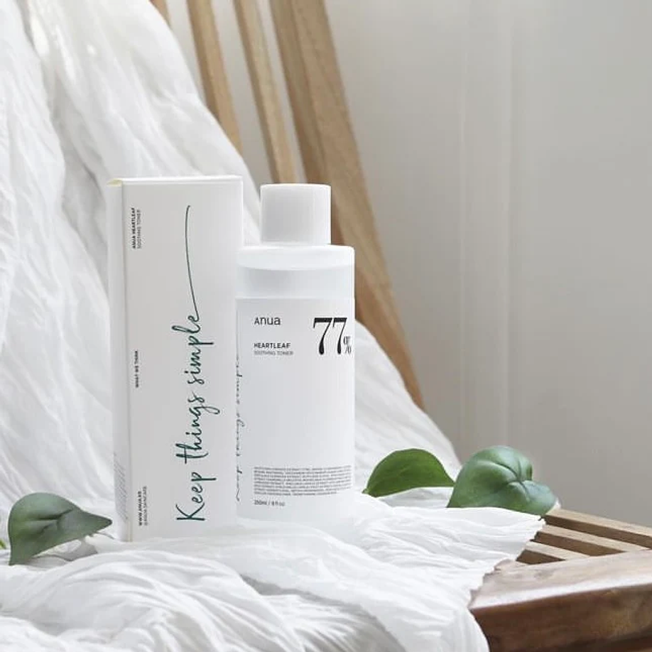Heartleaf 77% soothing toner (Anua) -150ml Tónico Pieles Sensibles 77% Houttuynia Cordata  2