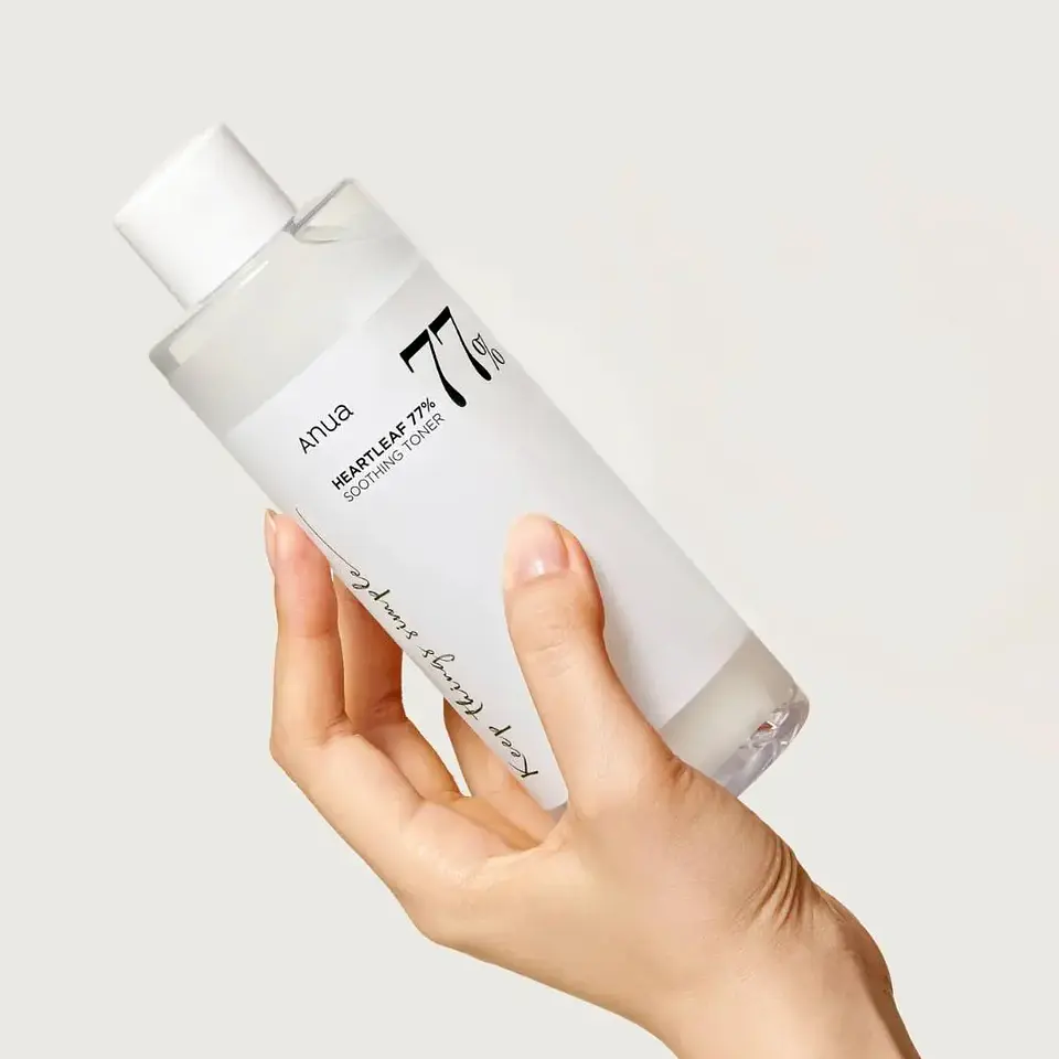 Heartleaf 77% soothing toner (Anua) -150ml Tónico Pieles Sensibles 77% Houttuynia Cordata  4