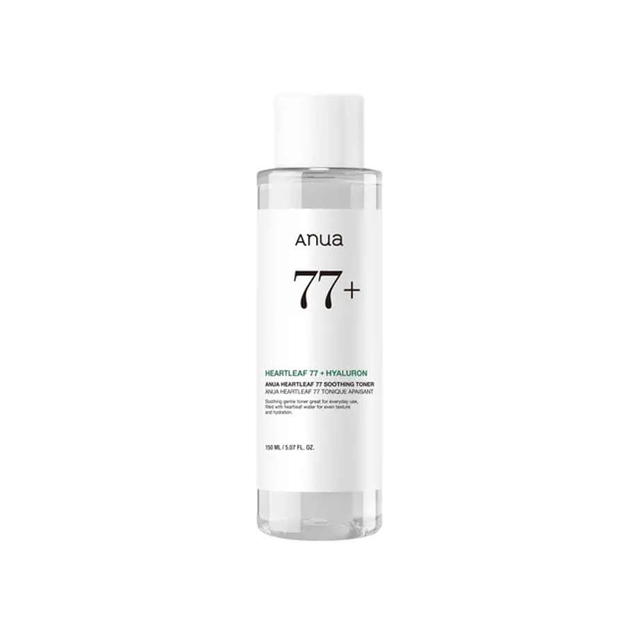 Heartleaf 77% soothing toner (Anua) -150ml Tónico Pieles Sensibles 77% Houttuynia Cordata  1