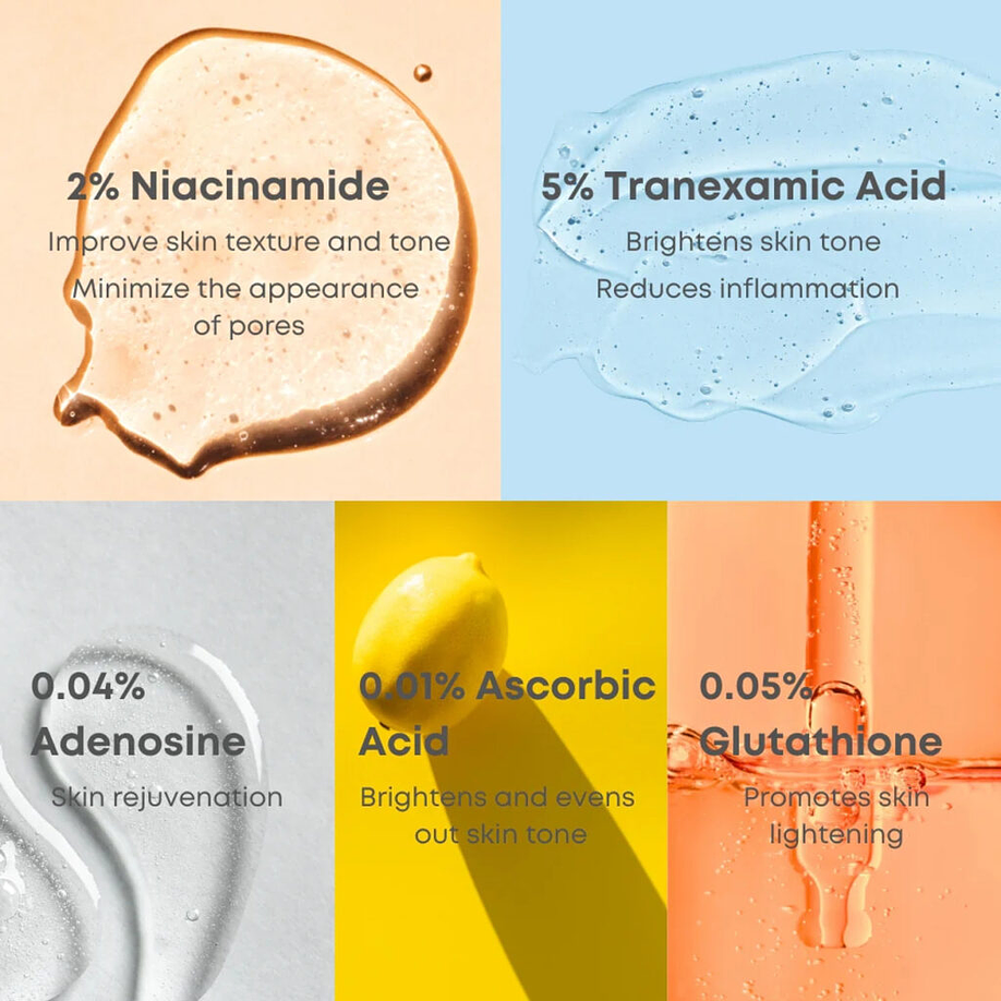 Mela Pro -5% Tranexamic acid Serum (Nineless) - 30ml - Serum aclarante antimanchas con 5% ácido tranexámico 4