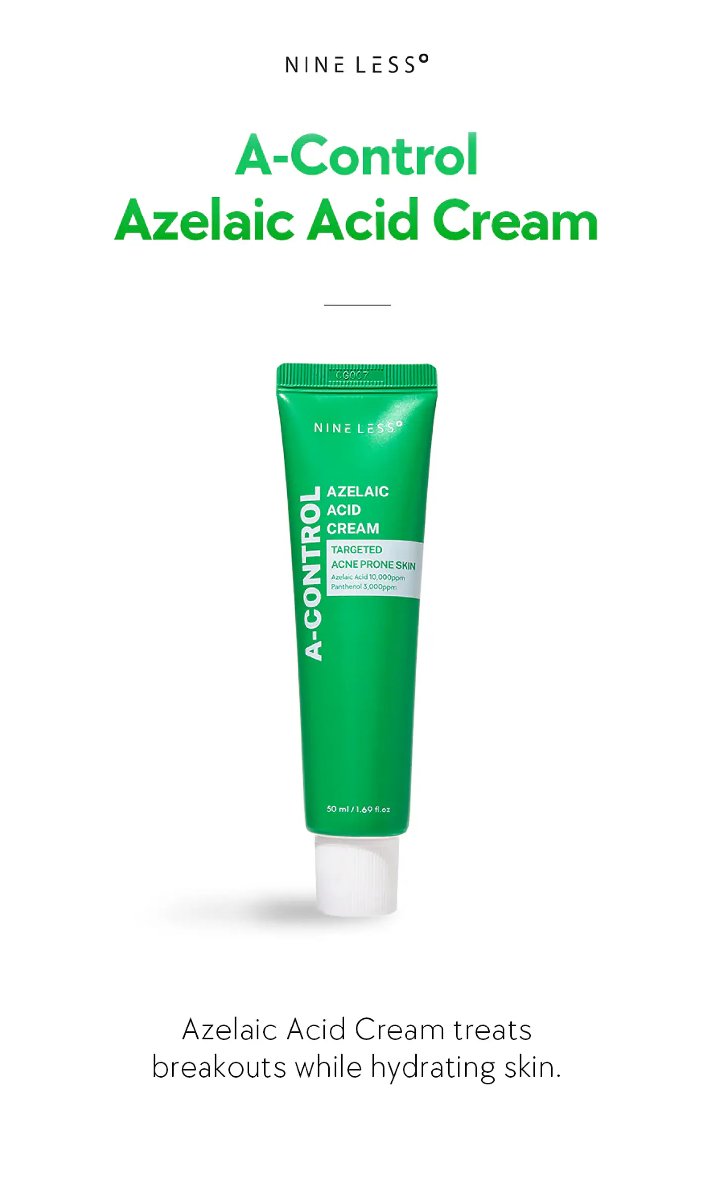 A Control Azelaic Acid Cream (Nineless) - 50ml Crema para pieles problemáticas o con acné 5