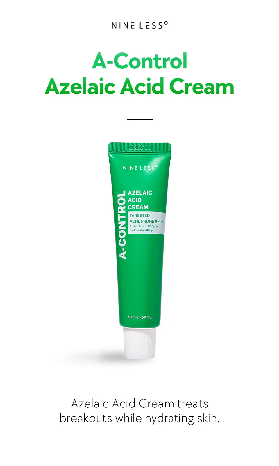A Control Azelaic Acid Cream (Nineless) - 50ml Crema para pieles problemáticas o con acné 5