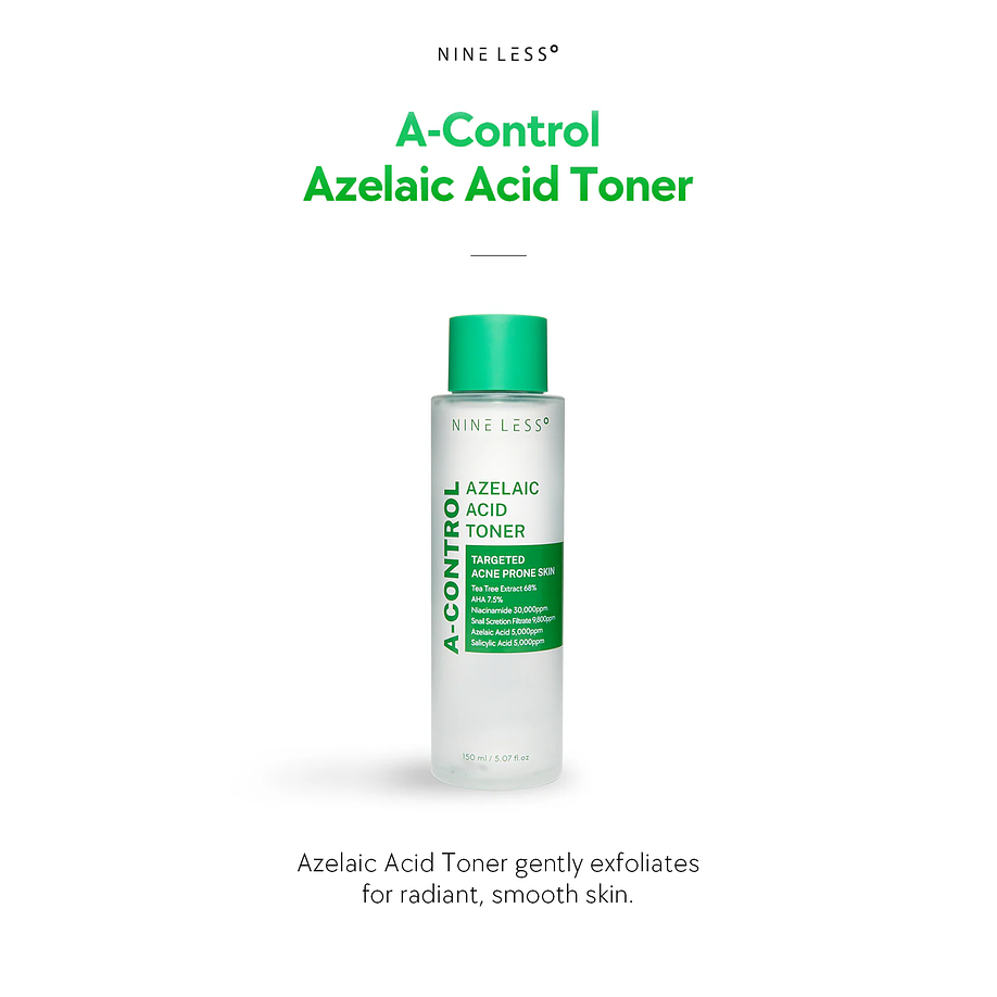 A-Control Azelaic Acid Toner (Nineless) - 150ml Tónico pieles problemáticas o con acné 2