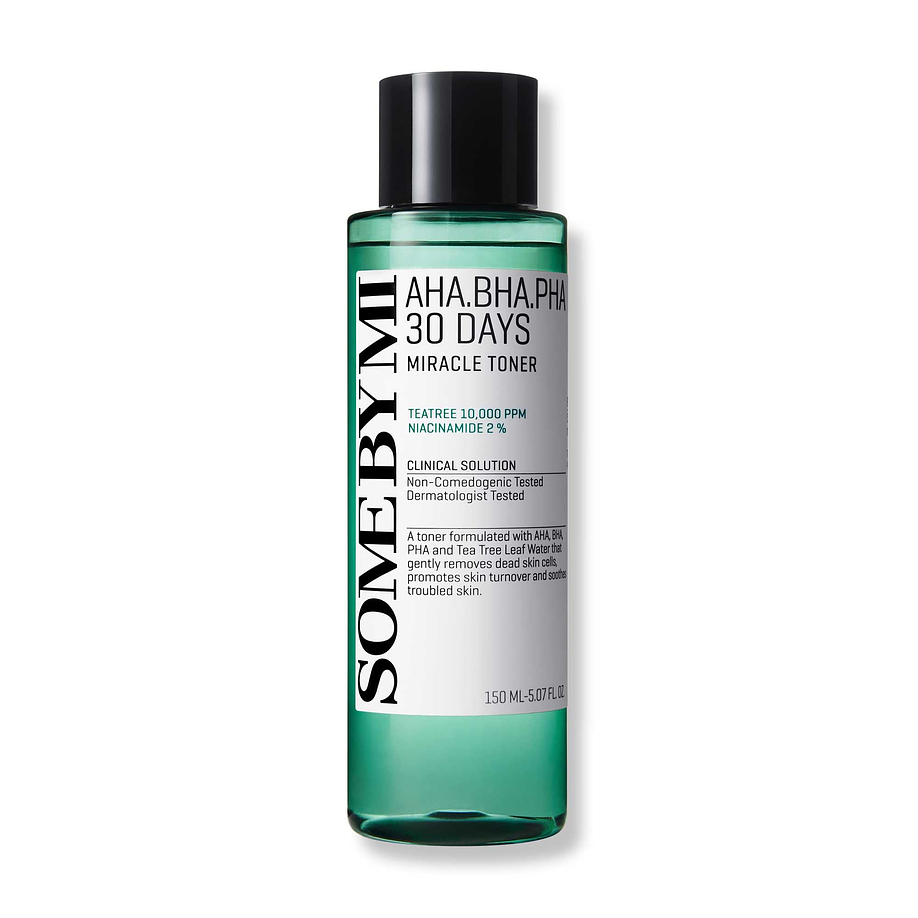 AHA BHA PHA 30 Days Miracle Toner (Some By Mi) - 150ml Tónico para pieles con problemas 1