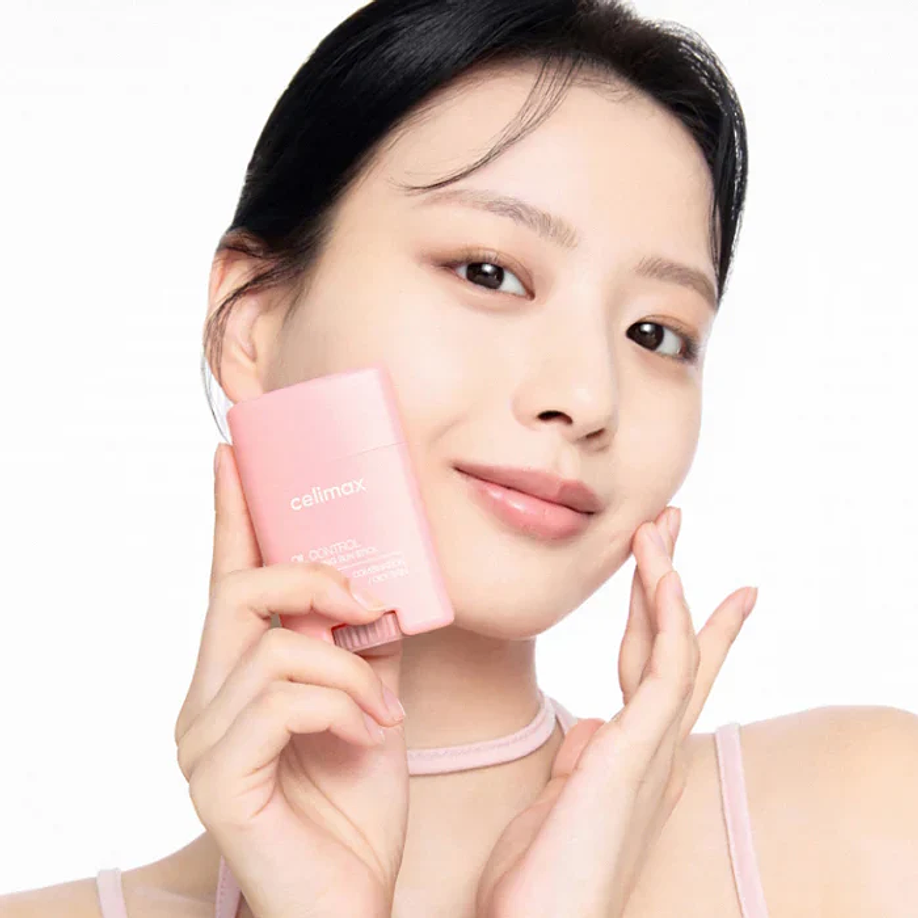 Oil Control Mattifying Sun Stick (Celimax) - 19g - Protector solar en barra matificador  8