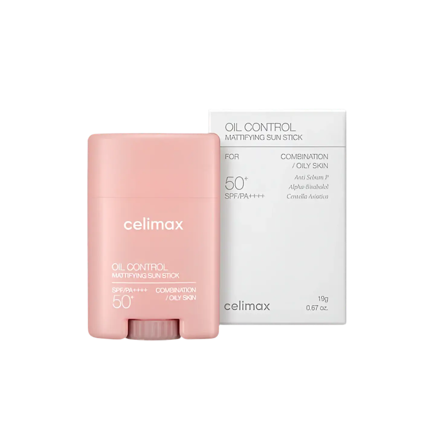 Oil Control Mattifying Sun Stick (Celimax) - 19g - Protector solar en barra matificador  2