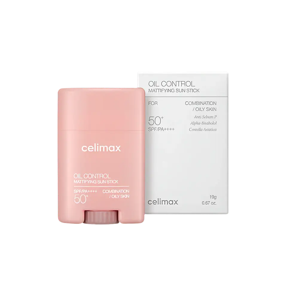 Oil Control Mattifying Sun Stick (Celimax) - 19g - Protector solar en barra matificador  2