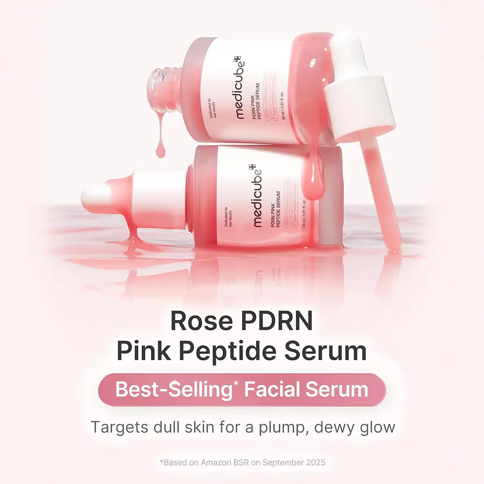 PDRN Pink Peptide Serum (Medicube) - 30ml Serum antiedad con ADN de salmón y péptidos 2
