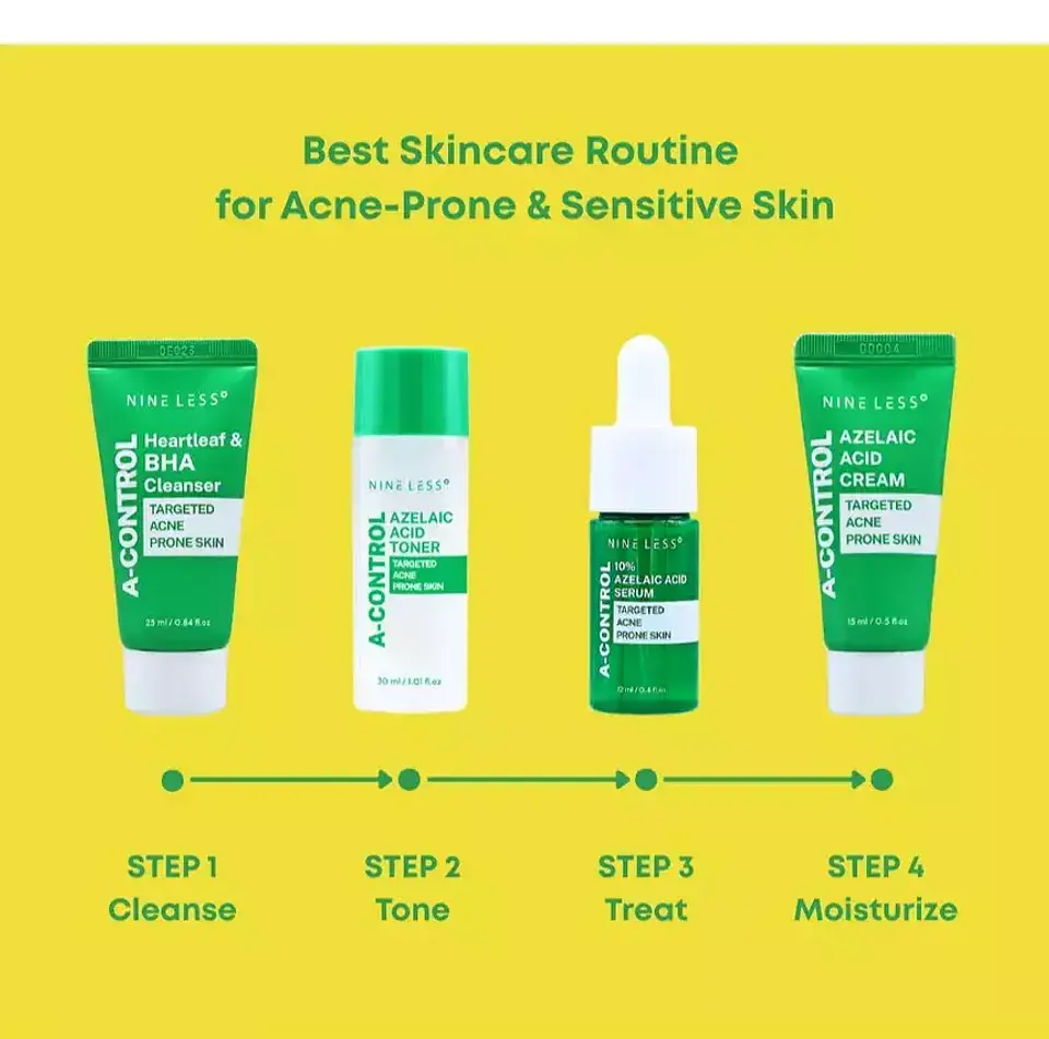 A-Control Kit Travel Size (Nineless)  - Set de viaje antiacné pieles sensibles 3