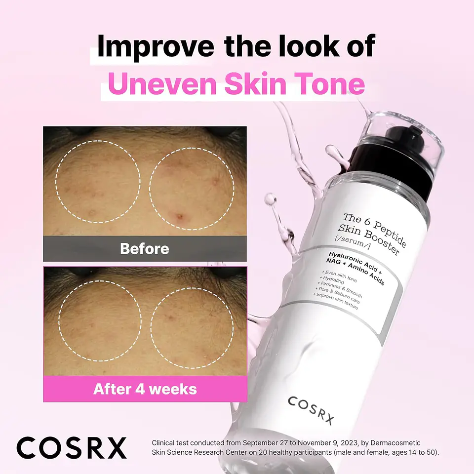The 6 Peptide Skin Booster Serum (COSRX) -150ml Serum antiedad con 6 tipos de péptidos 7