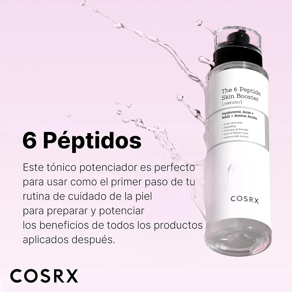 The 6 Peptide Skin Booster Serum (COSRX) -150ml Serum antiedad con 6 tipos de péptidos 3