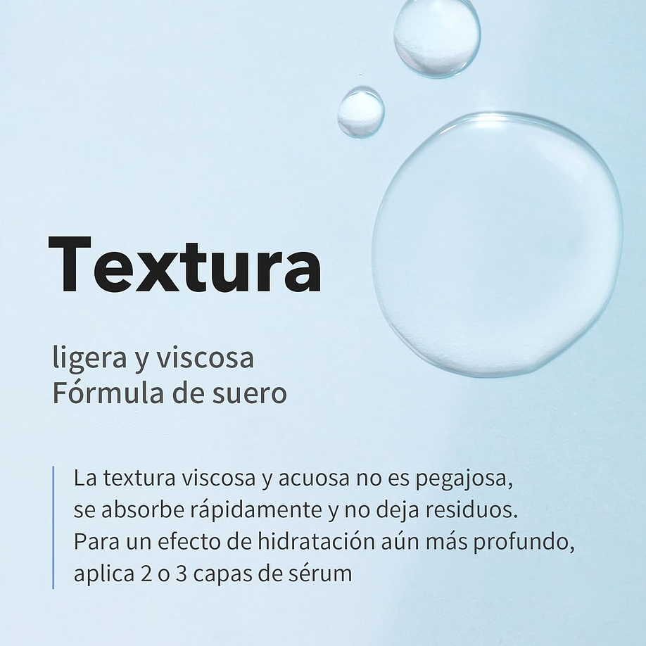  Glacier Water Hyaluronic Acid Serum (Mixsoon) - 30ml Serum hidratante con ácido hialurónico y agua de glaciar- COPIAR 5