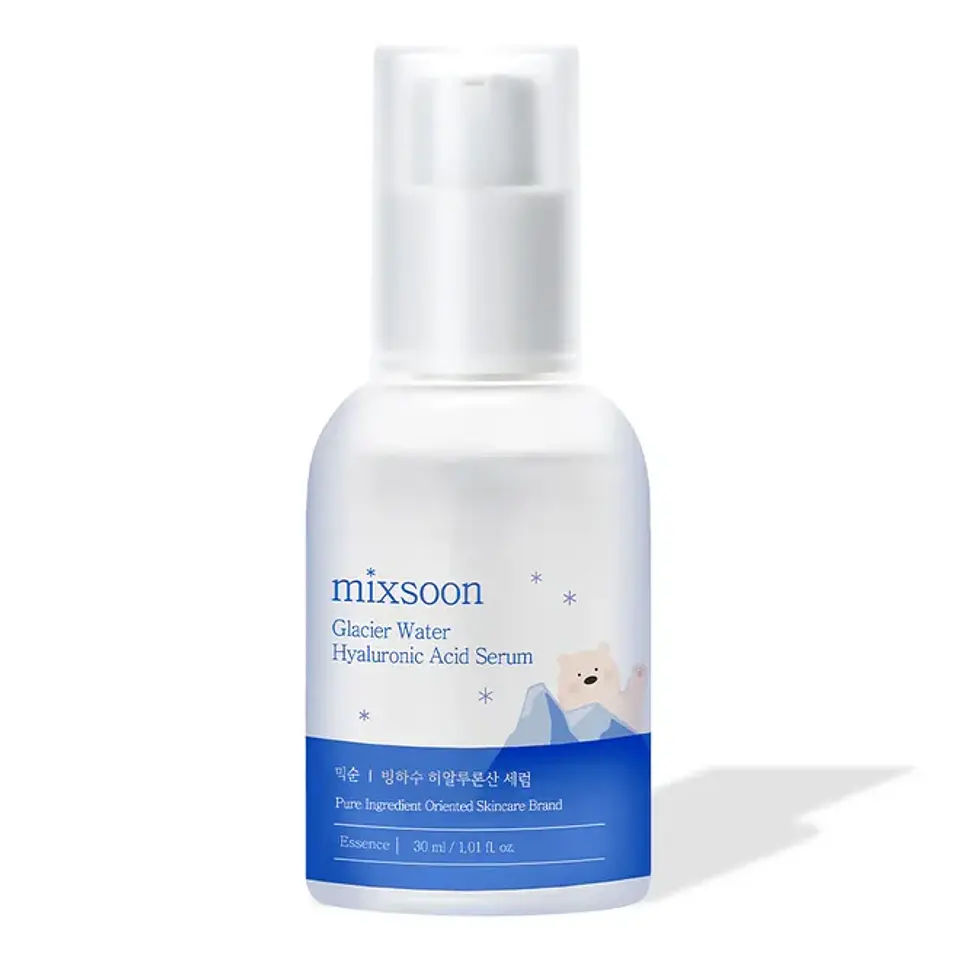  Glacier Water Hyaluronic Acid Serum (Mixsoon) - 30ml Serum hidratante con ácido hialurónico y agua de glaciar 1