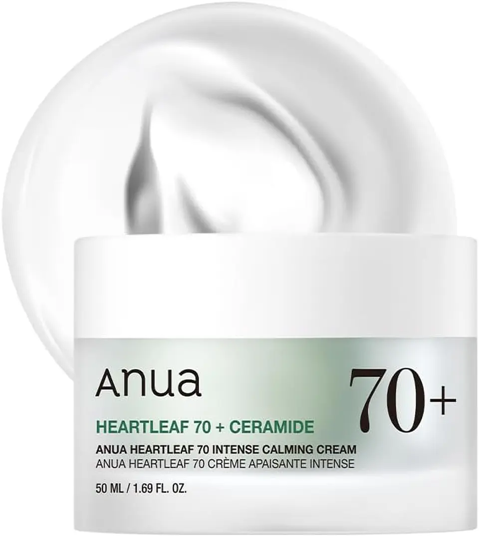 Heartleaf 70% Intense Calming Cream (Anua) -50ml Crema calmante con 70% de Houttuynia Cordata 1