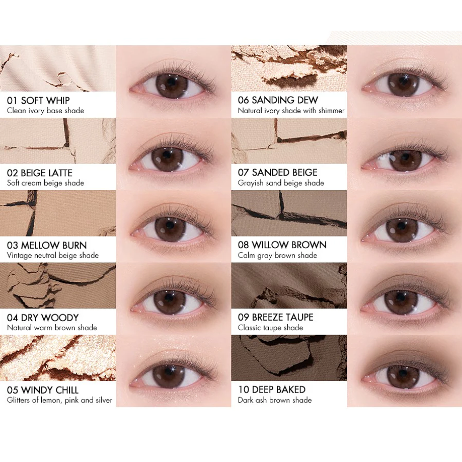 Better than Palette 13 Odd Breeze Garden (Rom&nd) Paleta de sombras 3