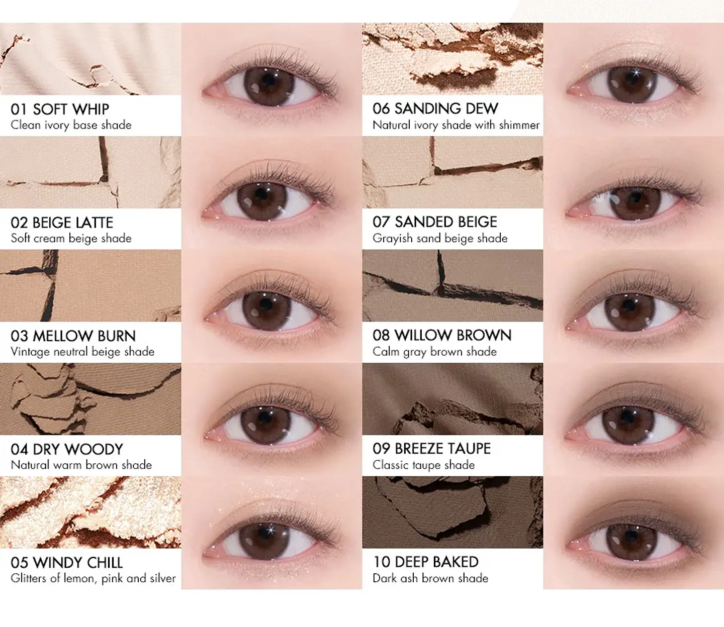 Better than Palette 13 Odd Breeze Garden (Rom&nd) Paleta de sombras 3