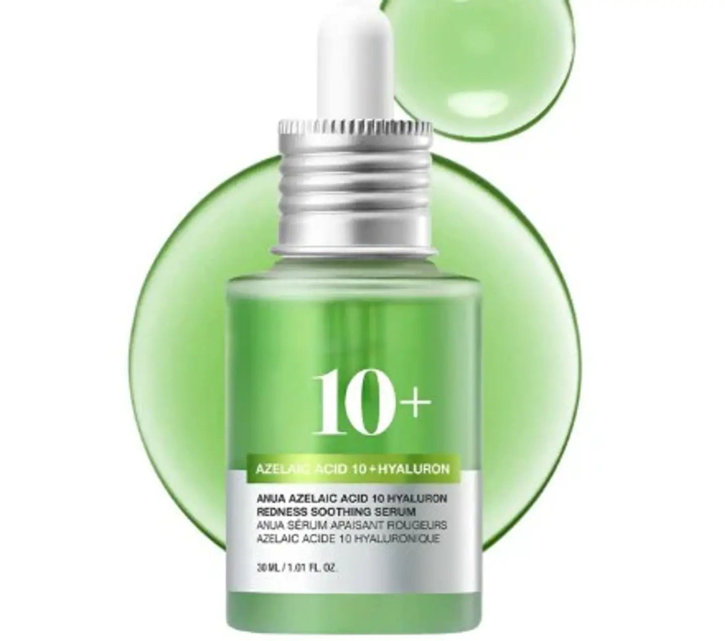 Azelaic Acid 10 Hyaluron Redness Soothing Serum (ANUA) - 30ml  1