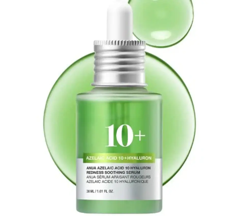 Azelaic Acid 10 Hyaluron Redness Soothing Serum (ANUA) - 30ml  1