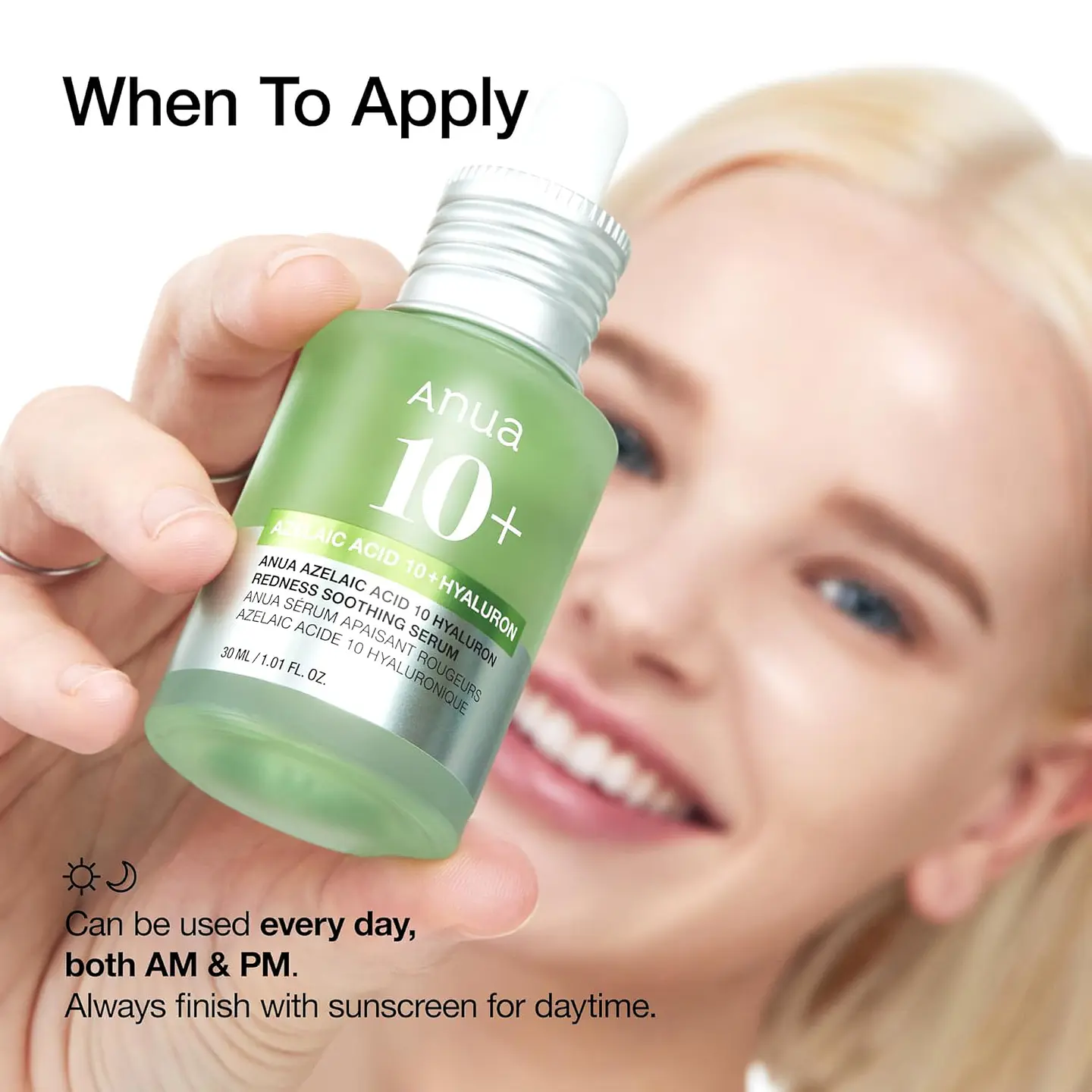 Azelaic Acid 10 Hyaluron Redness Soothing Serum (ANUA) - 30ml  5