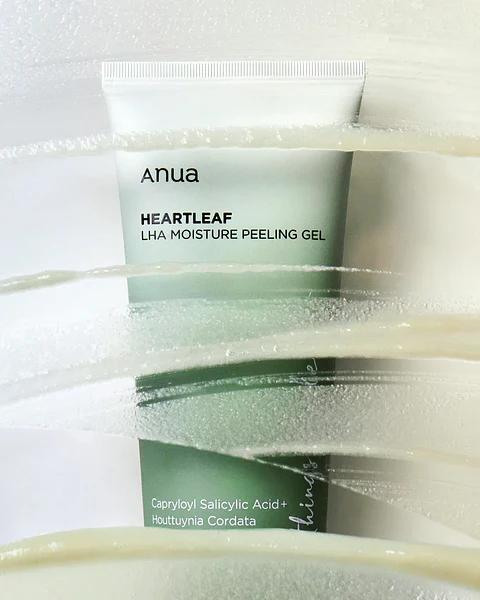  Heartleaf LHA Moisture Peeling Gel  (Anua) -120ml Limpiador Exfoliante suave