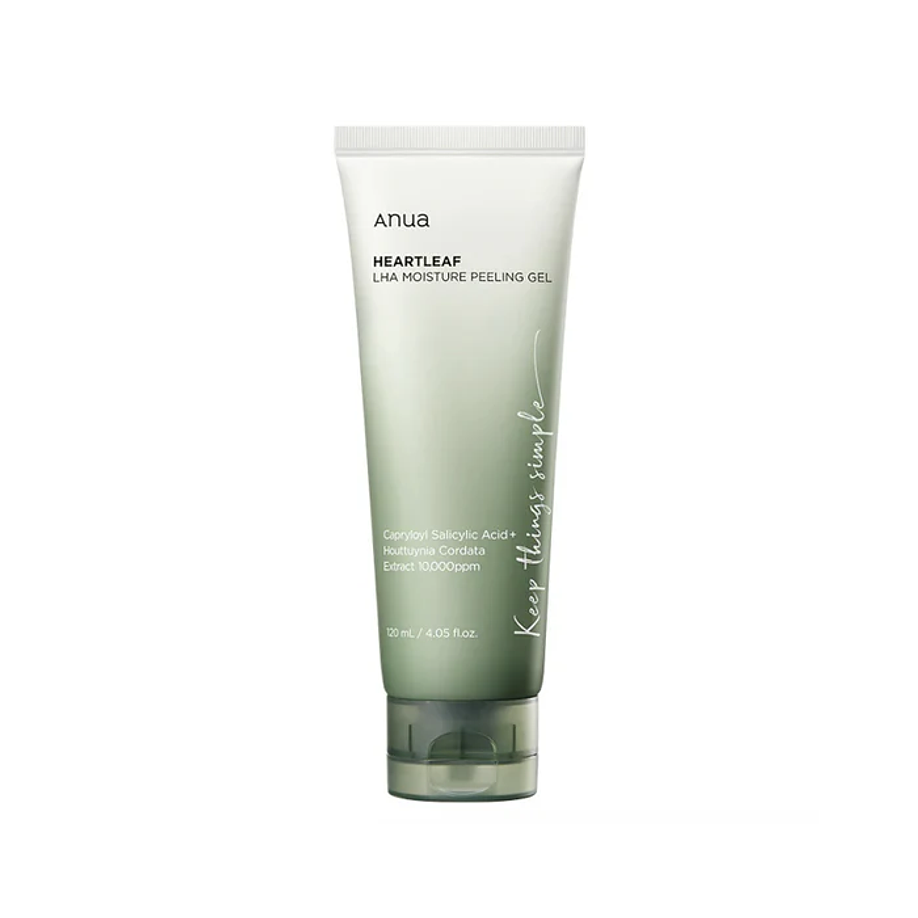  Heartleaf LHA Moisture Peeling Gel  (Anua) -120ml Limpiador Exfoliante suave 1