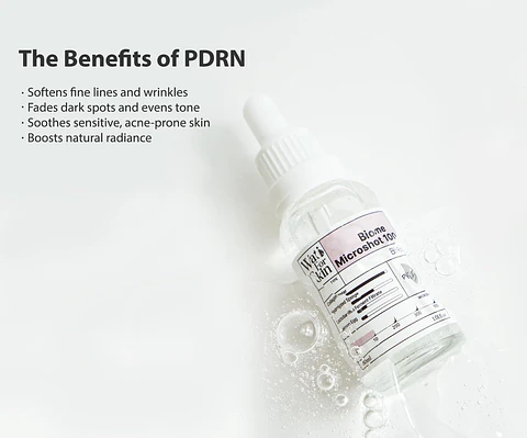 PDRN + Biome Essence Micro Spicule 100 (Wati For Skin) - 30ml Serum antiedad con colágeno, PDRN, Biomas y microagujas