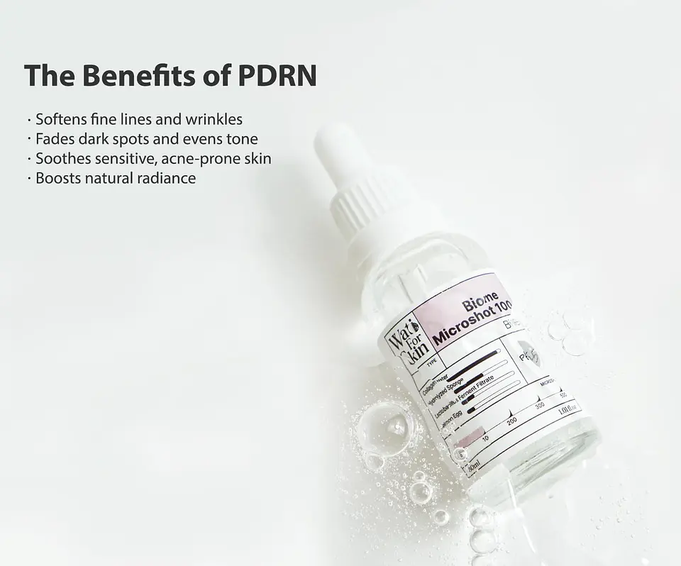 PDRN + Biome Essence Micro Spicule 100 (Wati For Skin) - 30ml Serum antiedad con colágeno, PDRN, Biomas y microagujas 2