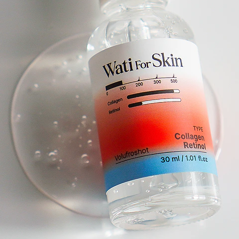 Collagen Retinol Volufroshot Ampoule (Wati for Skin)  -30ml Serum antiedad con colágeno, retinol y voluffiline