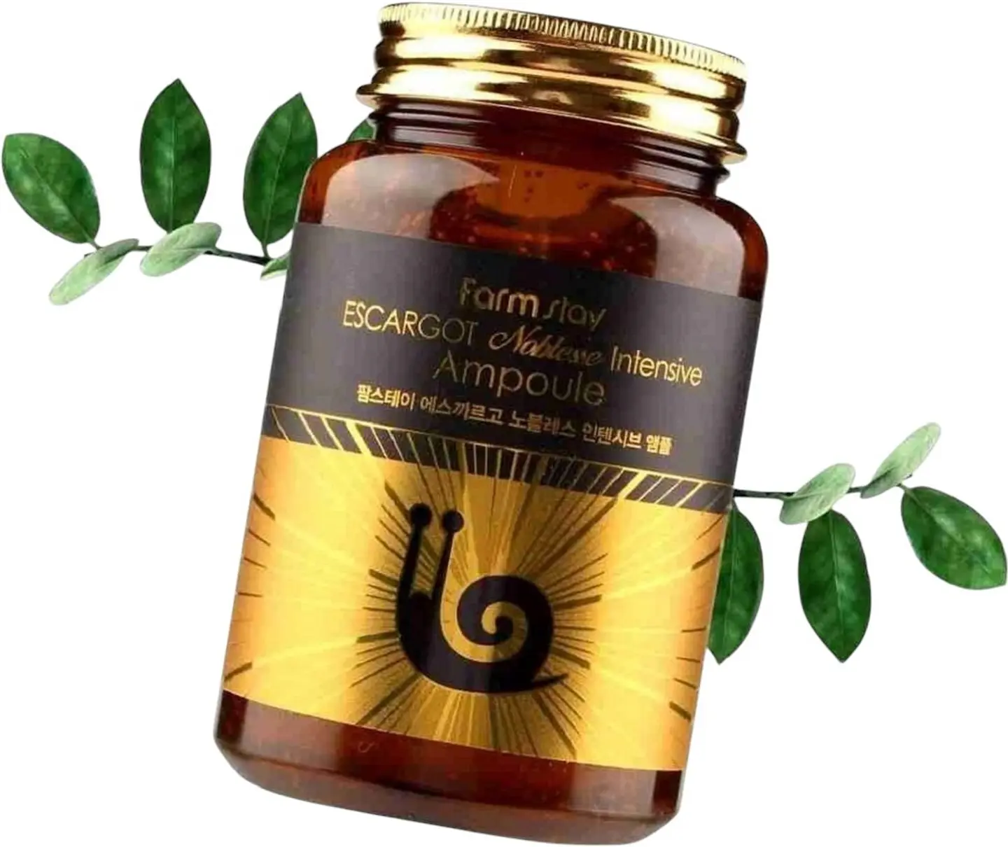 Escargot Noblese Intensive Ampoule (Farm Stay) - 250ml Serum baba caracol regenerador y cicatrizante 2