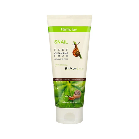 Snail Pure Cleansing Foam (Farm Stay) - Espuma Limpiadora Baba de Caracol