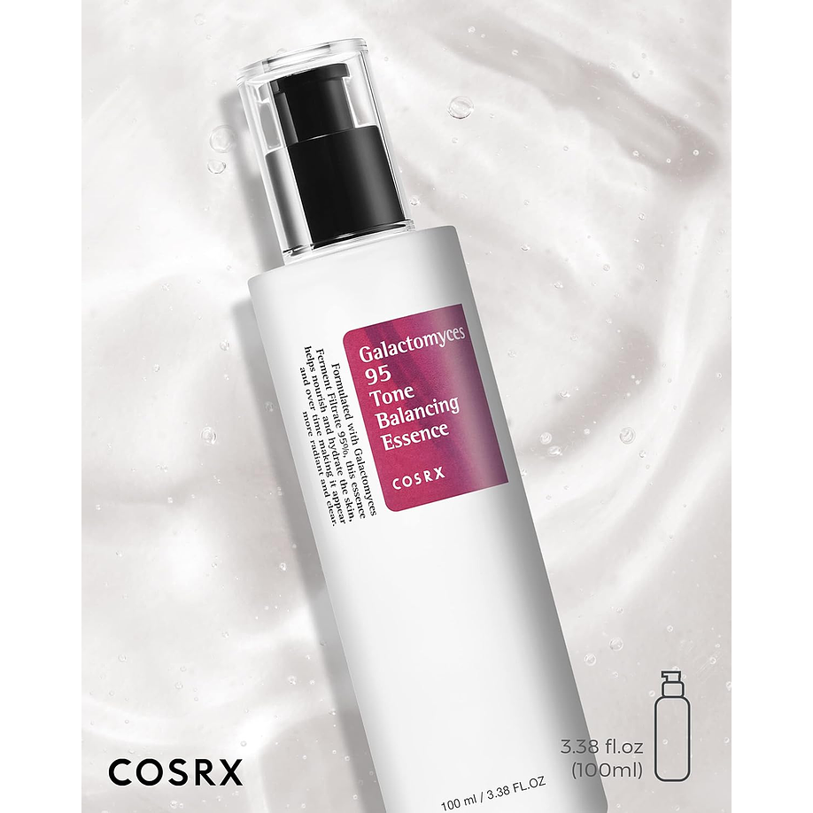 Galactomyces 95 Tone Balancing Essence (COSRX) - 100ml Esencia aclarante antiedad 95% galacomyces + 2% niacinamida 13