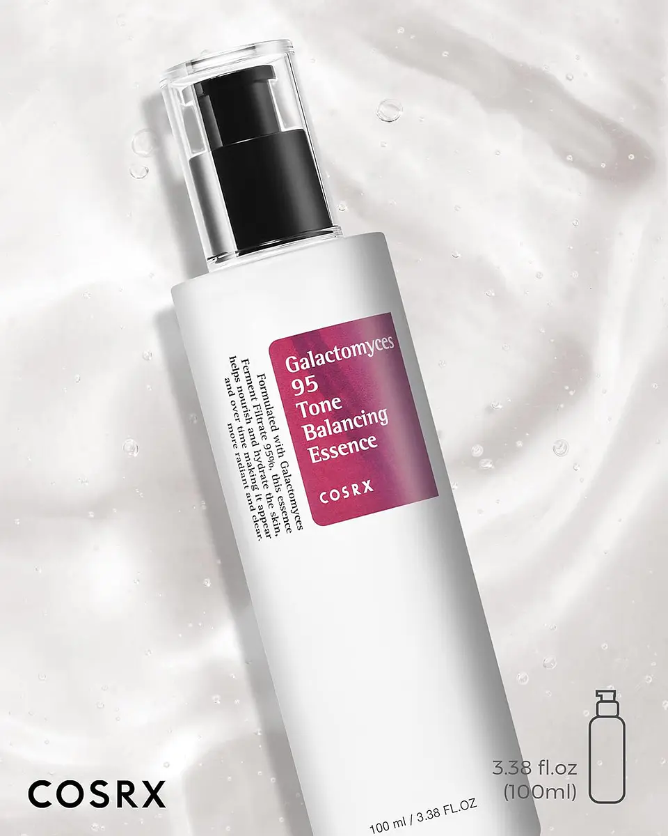Galactomyces 95 Tone Balancing Essence (COSRX) - 100ml Esencia aclarante antiedad 95% galacomyces + 2% niacinamida 13