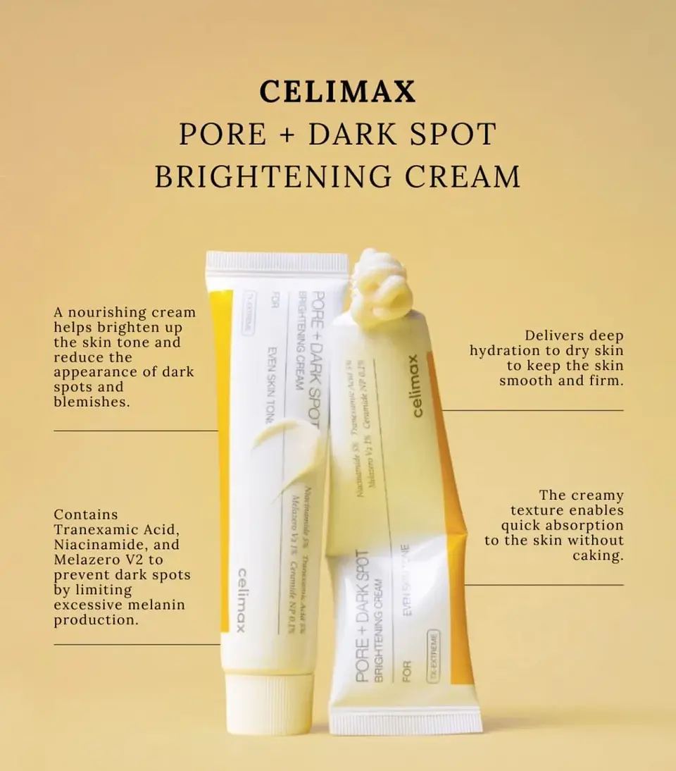 Pore + Dark Spot Brightening Cream (Celimax) - 35ml Crema aclarante 2