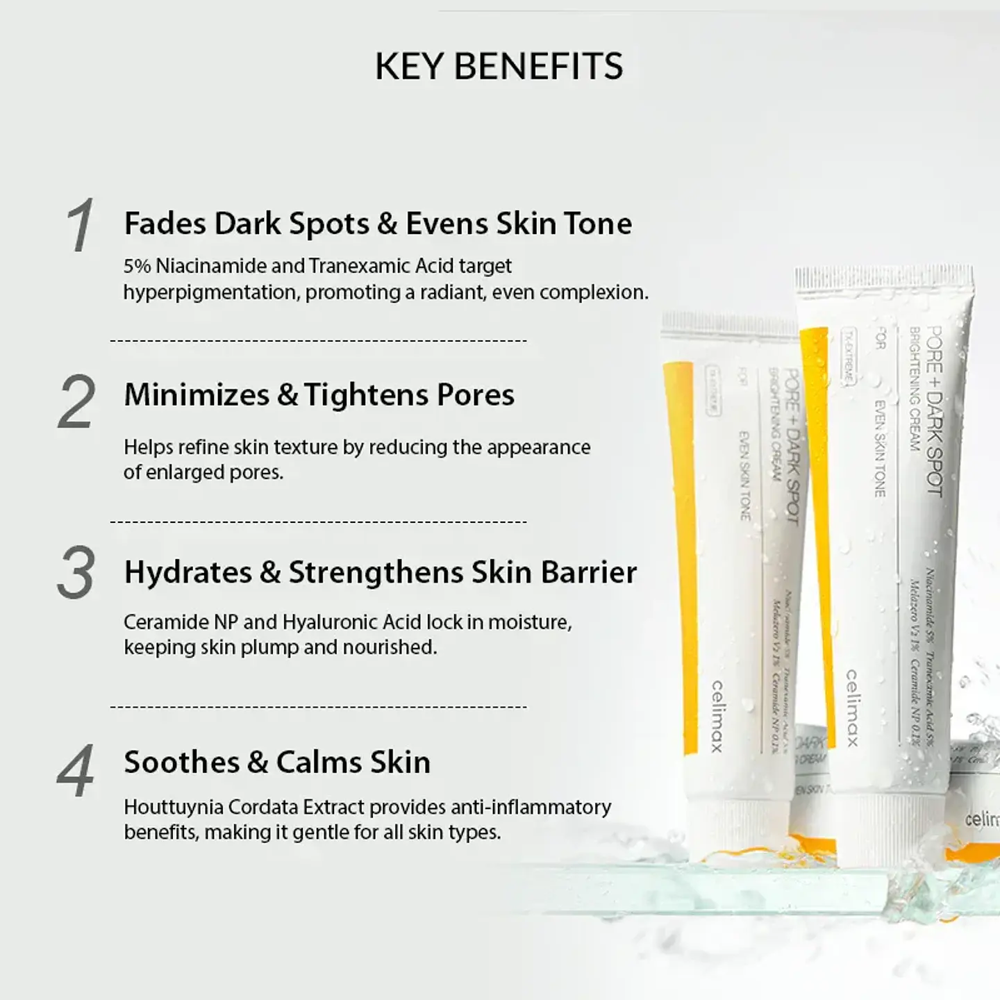 Pore + Dark Spot Brightening Cream (Celimax) - 35ml Crema aclarante 6