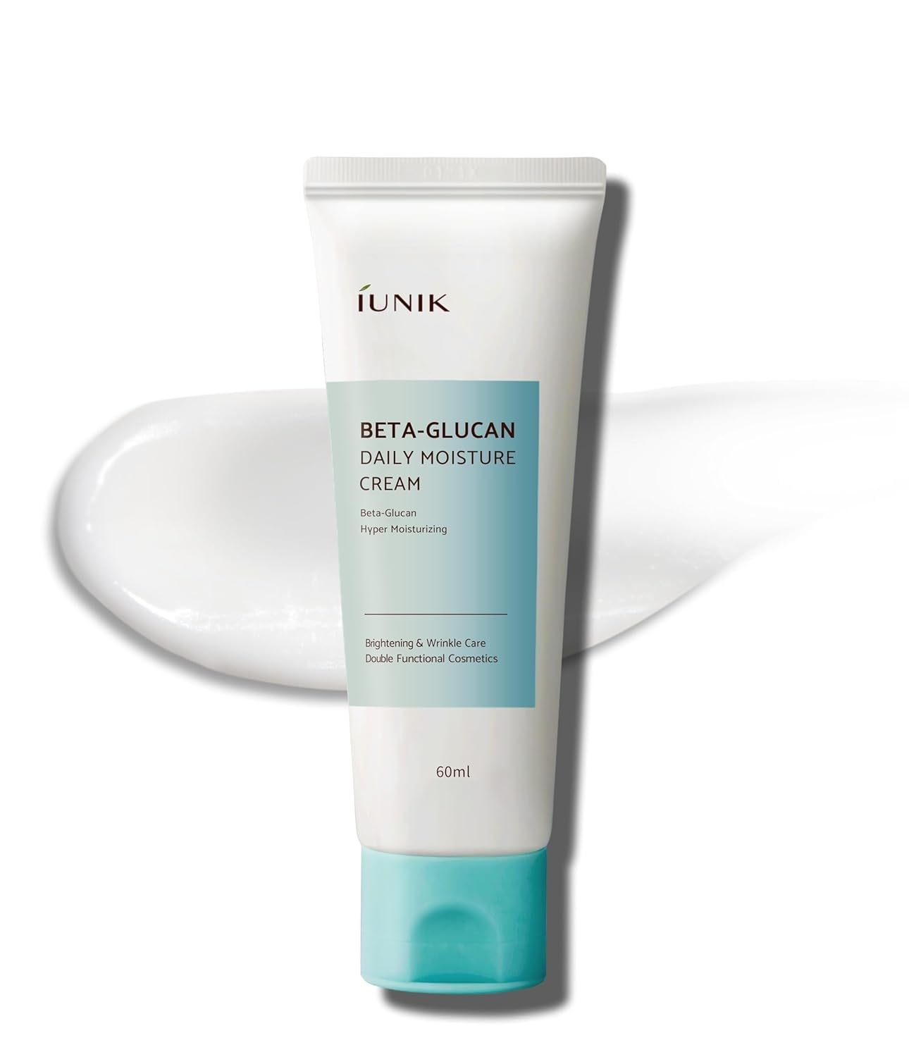 Iunik Beta Glucan Daily Moisture Cream (IUNIK) - 60ml Crema hidratante, anti envejecimiento y aclarante 