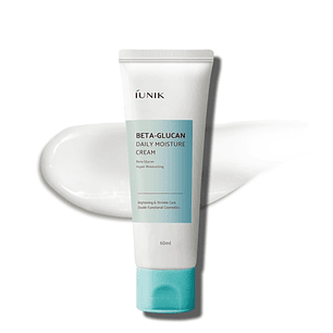 Beta Glucan Daily Moisture Cream (IUNIK) - 60ml Crema hidratante, anti envejecimiento y aclarante 