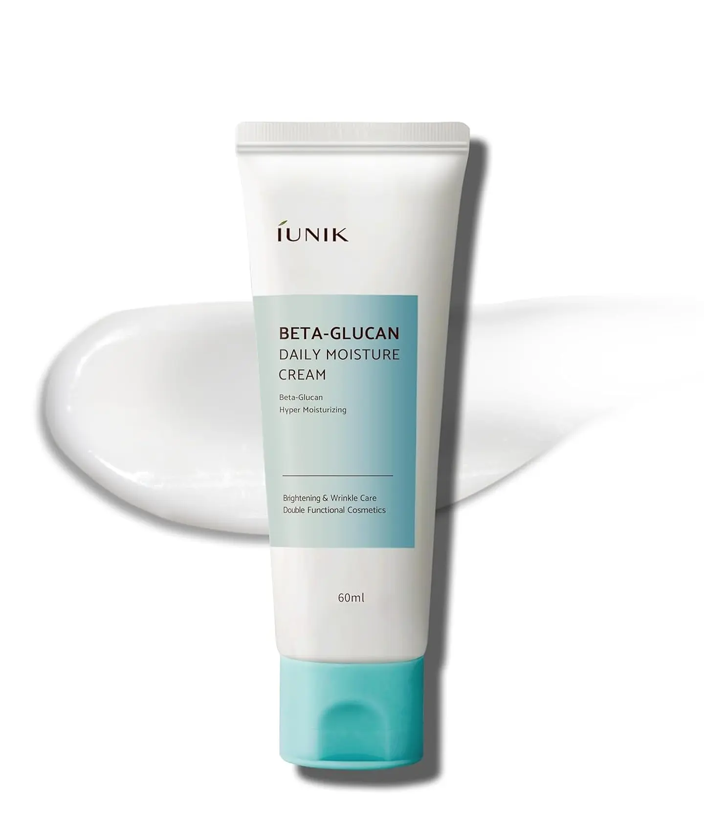 Beta Glucan Daily Moisture Cream (IUNIK) - 60ml Crema hidratante, anti envejecimiento y aclarante  1