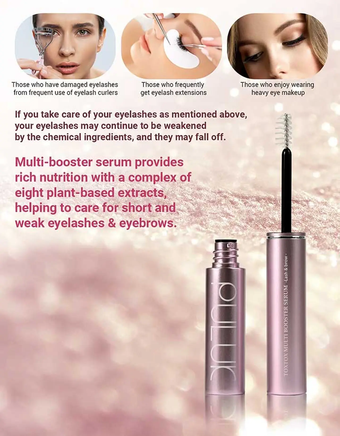 Toxtox Multi Booster Serum (Puluk)  5ml- Serum fortalecedor de pestañas 3