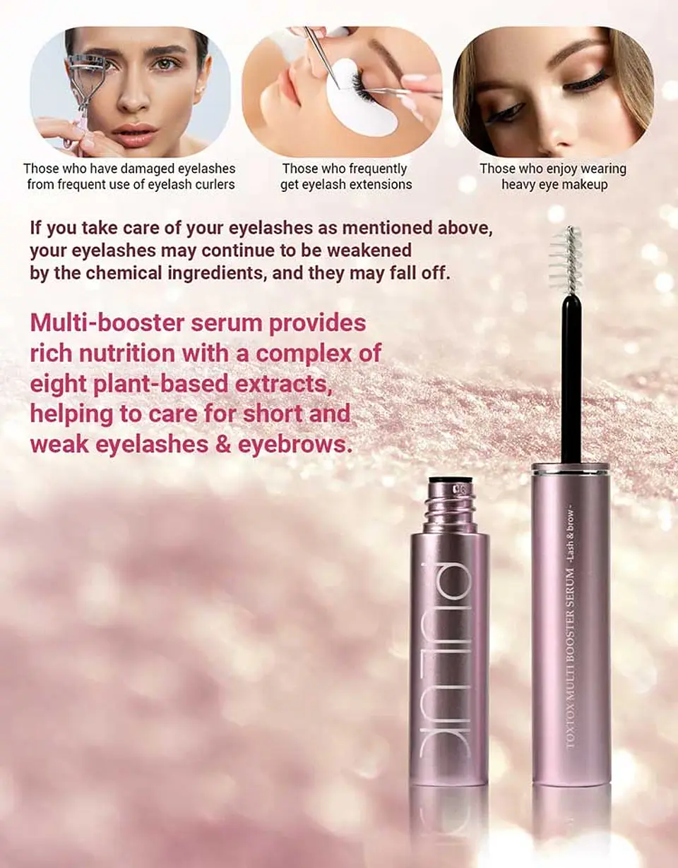 Toxtox Multi Booster Serum (Puluk)  5ml- Serum fortalecedor de pestañas 3