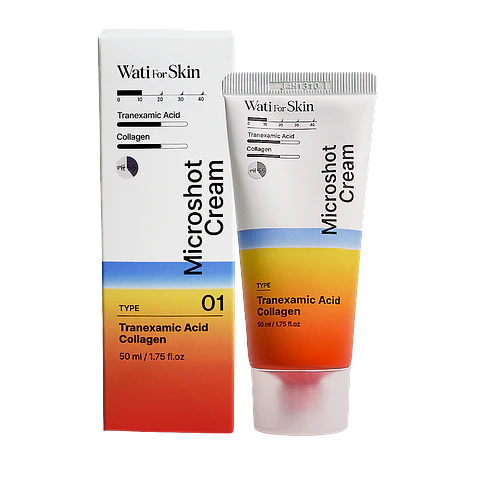Tranexamic Acid Collagen Micro Spicule Cream (Wati for Skin)  - Crema aclarante y antiedad con colágeno, ácido tranexámico